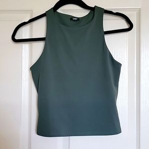 Express Body Contour High Compression High Neck Cropped Tank